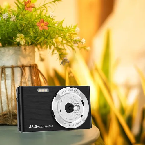 Miniatura 9 de VBESTLIFE Cámara digital, cámara de enfoque automático 4K para fotografía, 48MP 16X Zoom Cámara compacta de viaje para adolescentes, adultos