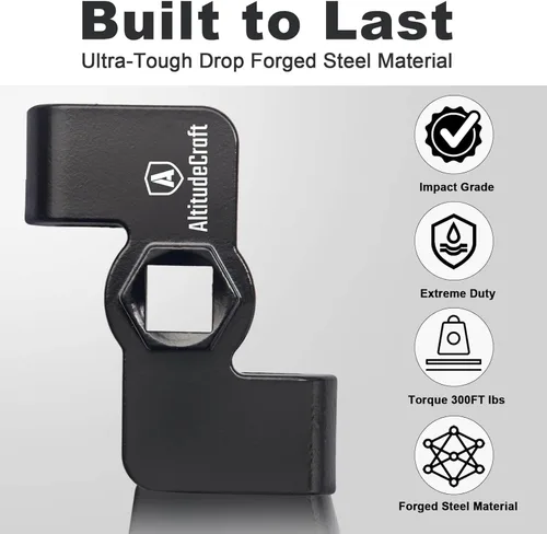 Miniatura 5 de Adaptador Extensor Universal de Llave, 1/2" Barras de Interruptor y Herramienta Extensora de Llave Hexagonal de 21mm para Reparación o DIY