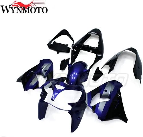 Miniatura 2 de STLPRO - Kit de carenado de plástico azul y negro compatible con Kawasaki 2002 2003 ZX-9R Ninja 02 03 ZX9R ABS Carrocería de motocicleta