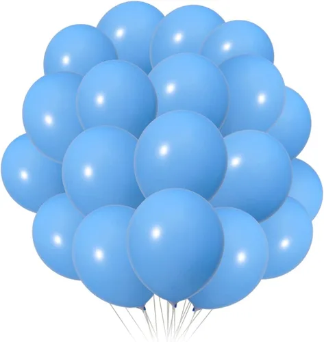 Miniatura 8 de Paquete de 90 globos azul marino de 18 pulgadas, globos grandes azul real para decoraciones de fiestas y eventos