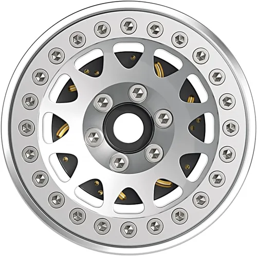Miniatura 5 de GLOBACT Juego de pesos extendidos de latón negro de 5.43 oz, juego de contrapeso de 0.236 in, cubo hexagonal extendido para Trx4 Trx6 Axial SCX10 II