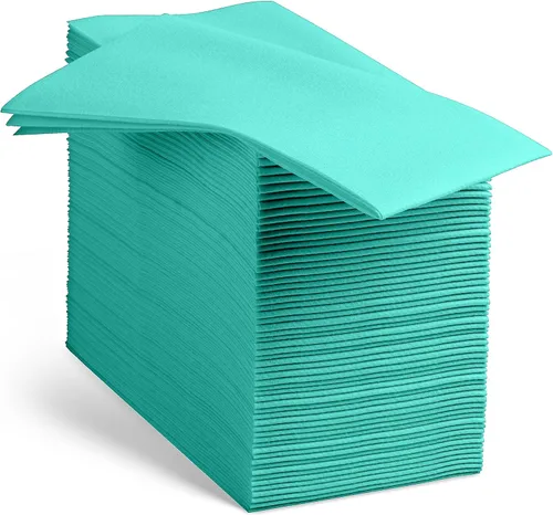 Miniatura 20 de 100 servilletas de papel de color beige con tacto de lino, suaves y absorbentes, para cocina, fiesta, boda, baño o cualquier ocasión (paquete de 100)