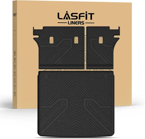 Miniatura 28 de LASFIT Alfombrillas de carga para Kia K4 2025, TPE para todo tipo de clima, ajuste personalizado, tapetes de maletero de automóvil, forros de carga