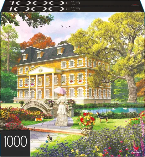 Miniatura 4 de Paquete de 2 rompecabezas de 1000 piezas, Pine Cabin y Summer Estate Puzzles para adultos y niños a partir de 8 años, exclusivo de Amazon Cabaña