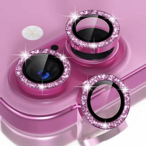 Miniatura 53 de Choiche Compatible para iPhone 15/iPhone 15 Plus Protector de Lente de Cámara Brillante, Vidrio Templado 9H Cubierta de Cámara Protector de Pantalla