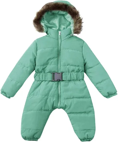 Miniatura 5 de Mono cálido para bebé, chaqueta acolchada para bebés, niños y niñas, con capucha para invierno, ropa de abrigo para niños