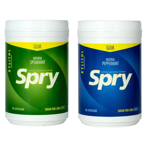 Miniatura 12 de Spry On The Go Fresh Chicle Natural de Xilitol Sistema de Defensa Dental - Sin Aspartamo, Sin Azúcar, Sin OMG (Menta, 55 Unidades - Paquete de 1)