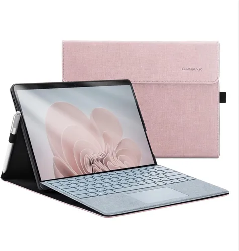 Miniatura 13 de Omnpak Microsoft Surface Pro 11/10/9 - Funda protectora ligera, múltiples ángulos, soporte para stylus, diseñada para Surface 11ª edición AI