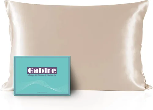 Miniatura 14 de Gabire Funda de almohada de seda de morera para cabello y piel, evita el acné, fundas de almohada de seda real de ambos lados, funda de almohada
