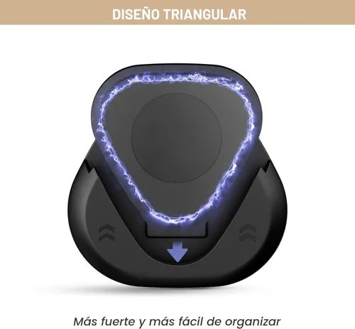 Miniatura 3 de Paquete de 6 Soportes Magnéticos para Control Remoto de Montaje en Pared, Organizador de Control Remoto de TV Conveniente y Elegante