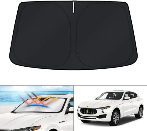 Miniatura 191 de KUST - Parasol plegable para parabrisas para Ford Ranger, accesorios 2019-2025 2026, parasol personalizado para ventana, protector solar plegable