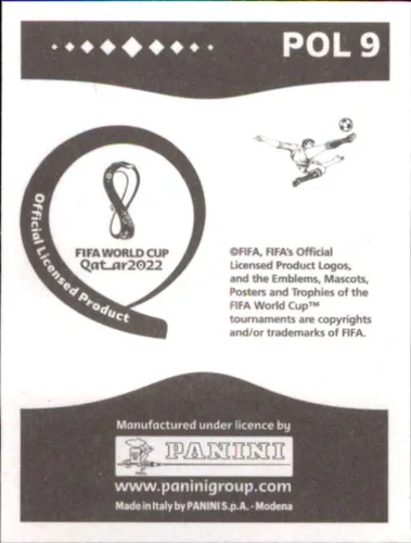 Miniatura 2 de 2022 Panini Stickers: Road to FIFA World Cup Qatar 2022#POL9 Tymoteusz Puchacz Poland Soccer Sticker