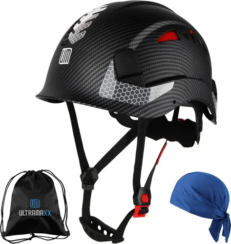 Miniatura 9 de UM ULTRAMAXX Safety Helmet Hard Hat, ANSI Z89.1 Approved Lightweight Vented Work Helmet, 6-Point Adjustable Ratchet Suspension Hardhat Ideal for