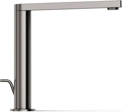 Miniatura 8 de Kohler 73168-4-TT Composed - Grifo alto para lavabo de baño con manija de palanca, 1.2 gpm, titanio vibrante