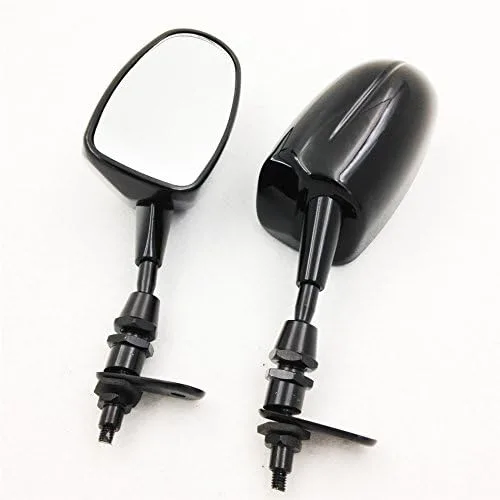 XKH grupo motocicleta Mini Racing espejo para Yamaha YZF R6 YZF R6 2006 2008 YZFR1 R1 2002 2008 negro nuevo