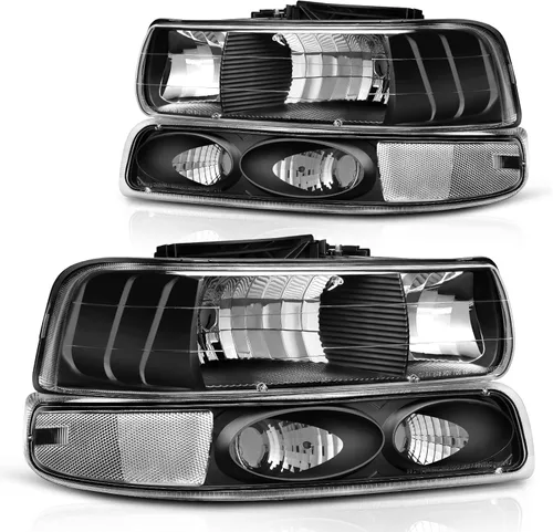 Miniatura 7 de DWVO Faros delanteros LED DRL compatibles con Chevy Silverado 1999-2002 1500 2500/2001-2002 Chevy Silverado 1500HD 2500HD 3500/2000-2006 Tahoe LED