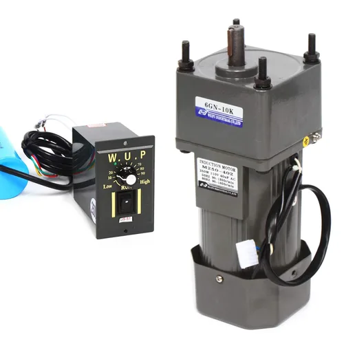 Miniatura 30 de 15W 10K AC110V 125 RPM Motor reductor de engranajes variable ajustable con controlador de velocidad para la industria