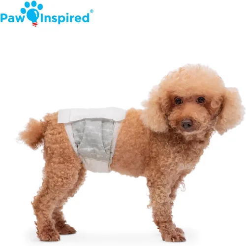 Miniatura 3 de Paw Inspired Envolturas para perros machos, pañales desechables para perros Bandas para el vientre para perros pequeños, medianos y grandes
