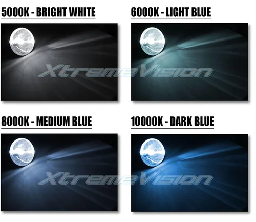 Miniatura 6 de XtremeVision H1 10K 35W AC Xenón Paquete - Bombilla de faro de Xenón con balasto de AC delgado - 10000K Azul Oscuro - Bombillas de Xenón - 1 par