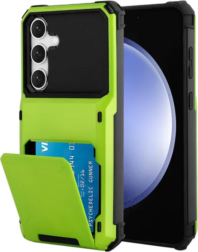 Miniatura 104 de Funda tipo cartera para Samsung Galaxy S22 Ultra con 4 ranuras para tarjetas de crédito a prueba de golpes, funda híbrida de protección reforzada