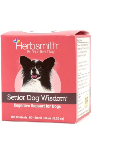 Miniatura 13 de Herbsmith Senior Dog Wisdom – Suplemento de demencia para perros – DHA para la salud cerebral del perro mayor – Suplemento para perros mayores