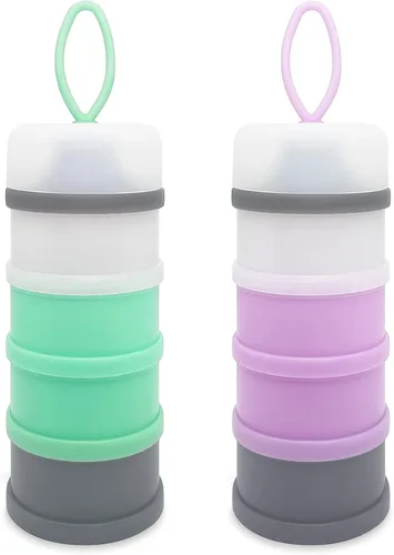 Dosificador de fórmula para bebés, contenedor de fórmula, contenedor portátil de leche en polvo, contenedor de almacenamiento de viaje para