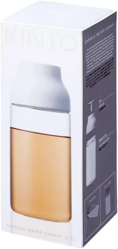 Miniatura 9 de Kinto 22971 - Jarra de agua con cápsula, jarra y botella de agua fría, 33.8 onzas líquidas (1 litro), color blanco