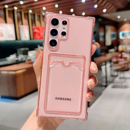 Miniatura 91 de Tuokiou Funda para Samsung Galaxy A14 5G, Fundas Protectoras Transparentes con Ranura para Tarjetas, Funda Cartera de TPU Suave Ajustada Resistente