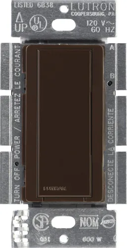 Miniatura 9 de Lutron Maestro MA-S8AM-WH, interruptor digital, 8 A, un solo polo/ubicación múltiple, color blanco