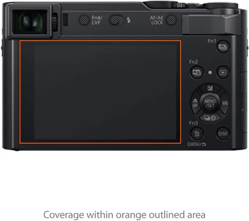 Miniatura 3 de BoxWave Protector de pantalla compatible con Panasonic Lumix DC-ZS200 – ClearTouch Crystal (paquete de 2 unidades), diseño de película HD, protege