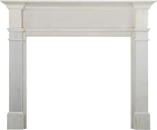 Miniatura 3 de Pearl Mantels ARYB48120 - Mantel envolvente de madera audaz pero sin pretensiones y hogareño, 48 pulgadas de ancho x 42 pulgadas de alto, sin