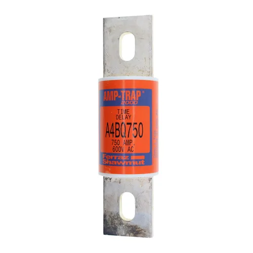 Miniatura 10 de Mersen A4BQ Amp-Trap 2000 Fusible de retardo de tiempo/clase L, 600 VAC/500 VCC, 200 kA AC/100 kA DC, 1200 amperios, 2-1/2 pulgadas de diámetro x