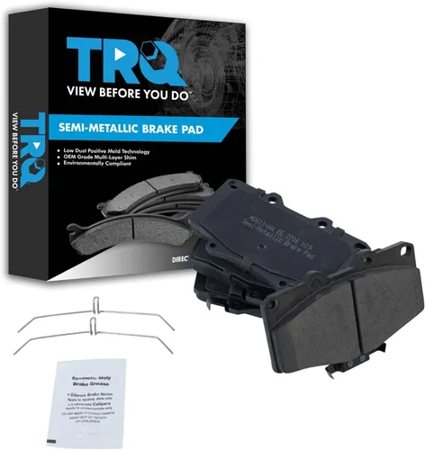 Miniatura 24 de TRQ Pastillas de freno delanteras semi metálicas compatibles con Ford Expedition 2018-2021 F-150 2018-2020 Lincoln Navigator 2018-2022