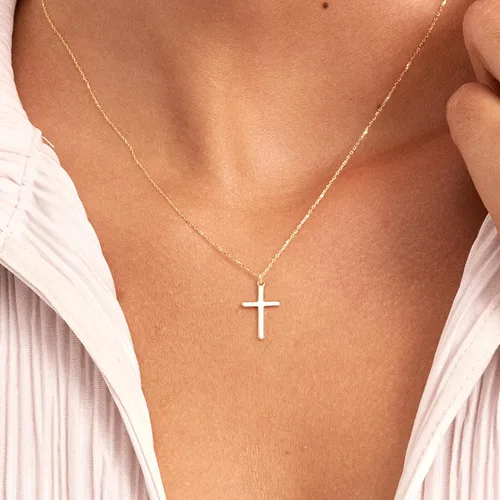 Miniatura 4 de Aisansty Gargantilla en capas con dije de barra de disco, hecha a mano, chapado en oro de 14 quilates, delicado collar de perlas satélite, collar