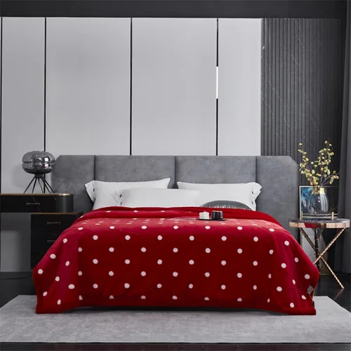 Miniatura 13 de LGYKUMEG Manta pesada de visón coreano, estilo coreano, 9 libras, tamaño Queen, 79 x 91 pulgadas, manta Raschel de felpa reversible suave y cálida