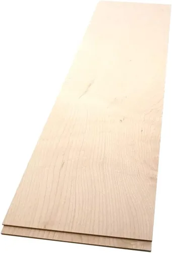 Miniatura 8 de Tablones de Madera Dura de Arce - Paquete de 2 Madera de Arce Dura para Manualidades de Madera Sin Terminar - 1/8'' (3mm) Madera Dura 100% Pura