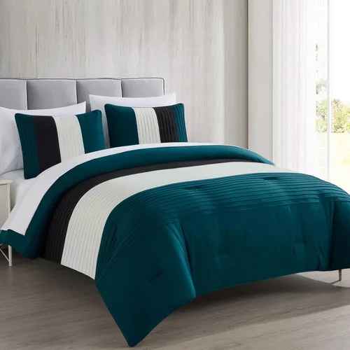Miniatura 14 de Chezmoi Collection Briar - Juego de cama California King de 7 piezas en una bolsa, juego de edredón de microfibra ligera para todas las estaciones