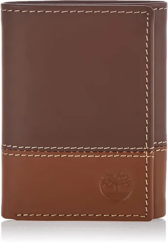 Miniatura 14 de Timberland Billetera triple de cuero para hombre con ventana de identificación