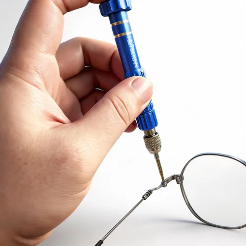 Miniatura 5 de PTSLKHN S2 - Destornillador pequeño multifuncional 5 en 1, kit de destornilladores magnéticos de acero para lentes, gafas de sol, electrónica