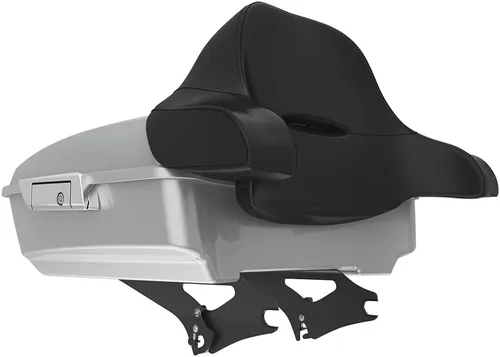 Miniatura 249 de King Tour Pack para Harley Alpine Green, cierre de paquete turístico, portaequipajes superior, soporte de montaje negro, placa de metal para Harley