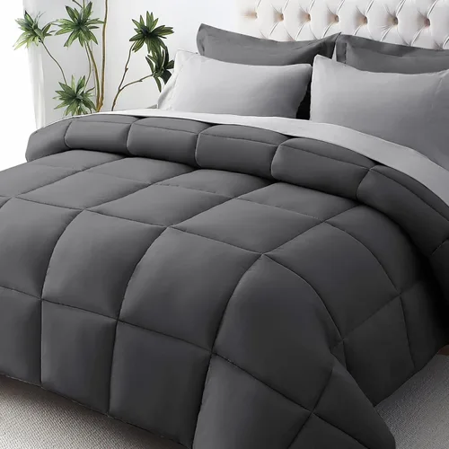 Miniatura 52 de JOLLYVOGUE Juego de edredón individual XL, cama ultrasuave en una bolsa, tamaño individual XL, 5 piezas, juego de ropa de cama certificado Oeko-TEX
