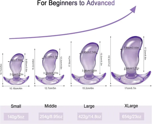 Miniatura 2 de Tapones anales realistas de mango, consoladores flexibles de masaje de próstata de 6 pulgadas para mujeres y hombres
