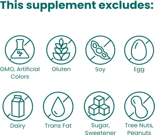 Miniatura 7 de Sanar Naturals Probióticos 60 mil millones de UFC 10 cepas con prebióticos para la salud digestiva intestinal e inmune Soporte GLP-1