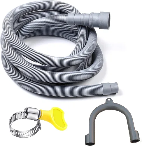 Miniatura 8 de HLMOptimo Manguera de drenaje universal para lavadora de 6 pies, kits de extensión de manguera de drenaje flexible para lavavajillas, lavadora