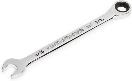 Miniatura 3 de GEARWRENCH Llave combinada de trinquete de 12 puntos con arco oscilante de 4 grados de 9/16" - 86946