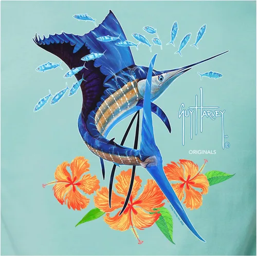 Miniatura 196 de Guy Harvey Camiseta de manga corta Threadcycled para hombre
