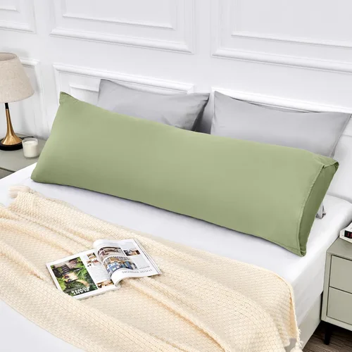Miniatura 36 de Warmstar Juego de 2 fundas de almohada de algodón de tamaño estándar, fundas de almohada de 600 hilos de 20 x 26 pulgadas, fundas de almohada