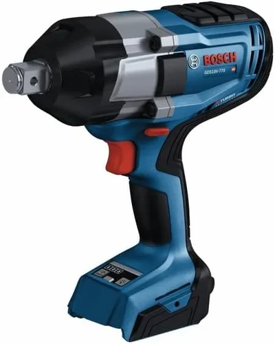Miniatura 11 de BOSCH GDS18V-770CN PROFACTOR Llave de impacto de 3/4 pulgadas lista para conectarse de 18 V con anillo de fricción y orificio pasante