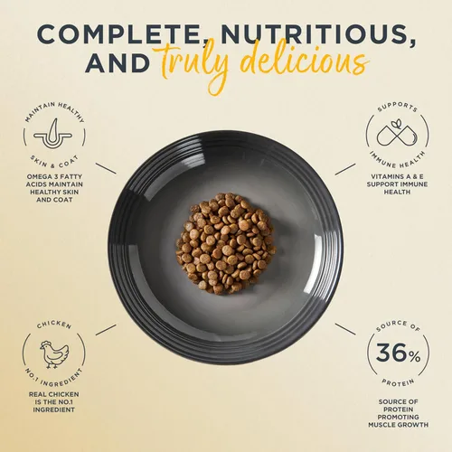 Miniatura 3 de Reveal Alimento seco natural para gatos, alto en proteínas, sin granos, con vitaminas y minerales añadidos, nutrición completa y equilibrada