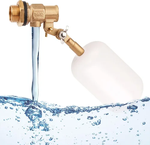 Miniatura 9 de Válvula de flotador de 1/2 pulgada, válvula de flotador de agua de latón con brazo ajustable, válvula de bola flotante de llenado automático